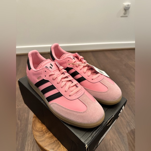 Adidas Men’s Samba Messi Soccer Pink & Black Shoes Sneakers, JP7844, Size 11 - Picture 7 of 10